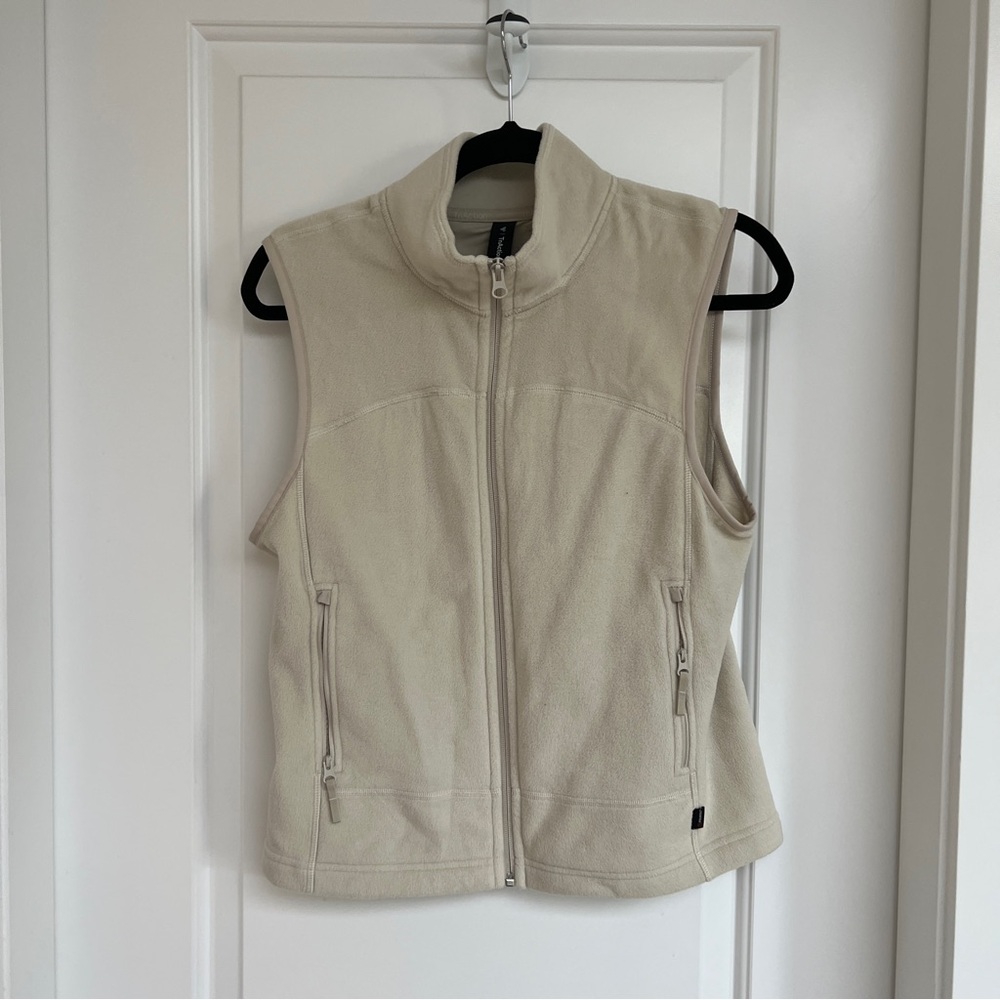 TNA Ivory Fleece Zip-Up Jacket